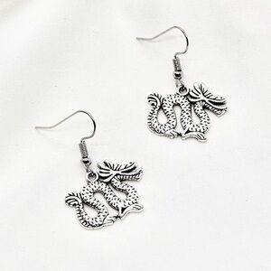 Dragon Charm Earrings